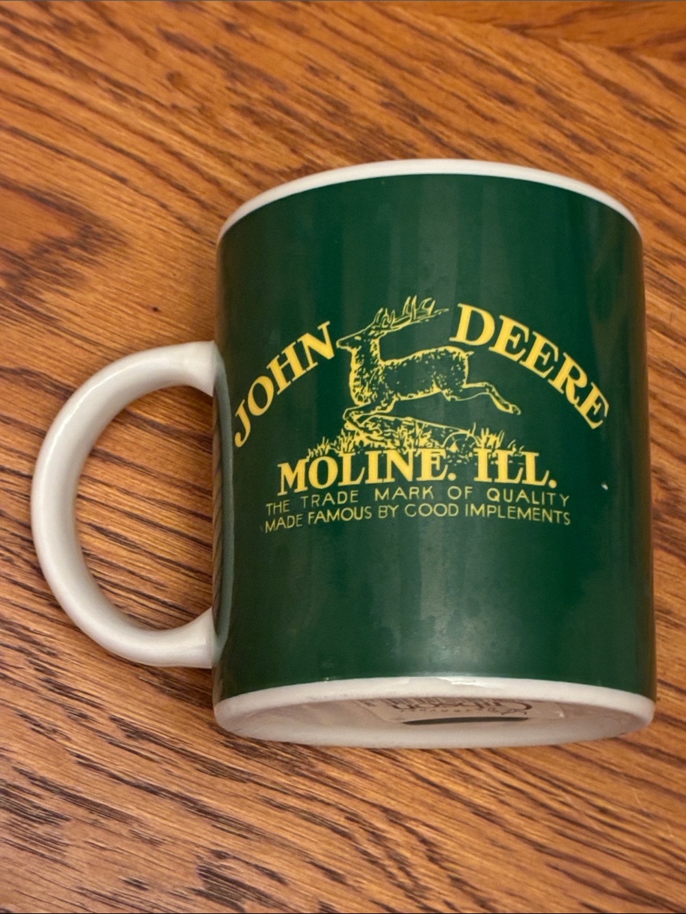 John Deere Dark Green Mug with Gold Logo